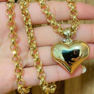 Rolo with heart charm 10k