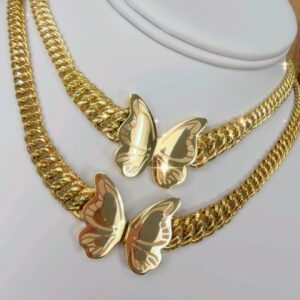 Princess choker with butterfly 10k Copy Copy