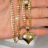 Cadena con dije de corazón