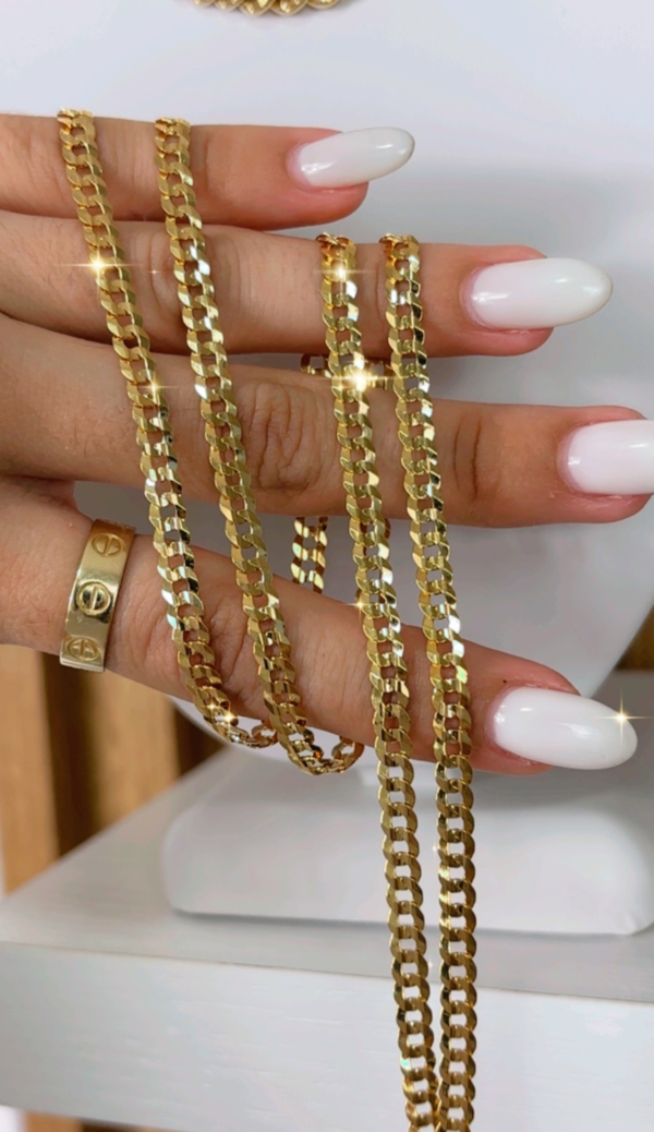 Cadena corte brillo 4mm